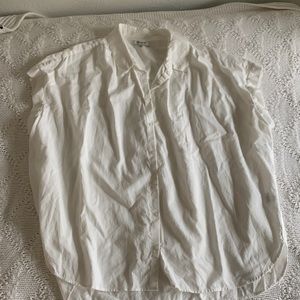 Madewell Central Shirt in Pure White Size XL